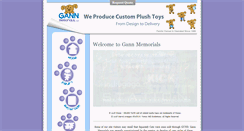 Desktop Screenshot of gannmemorials.com